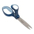 Kairiarankiams skirtos mokyklinės žirklės, blizgios mėlynos (18cm)