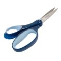 Kairiarankiams skirtos mokyklinės žirklės, blizgios mėlynos (18cm)